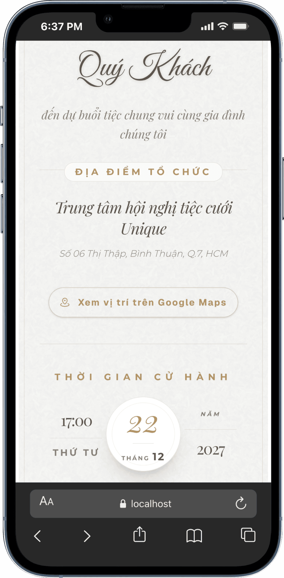 Thiệp cưới Ivory Promise - Ảnh 2