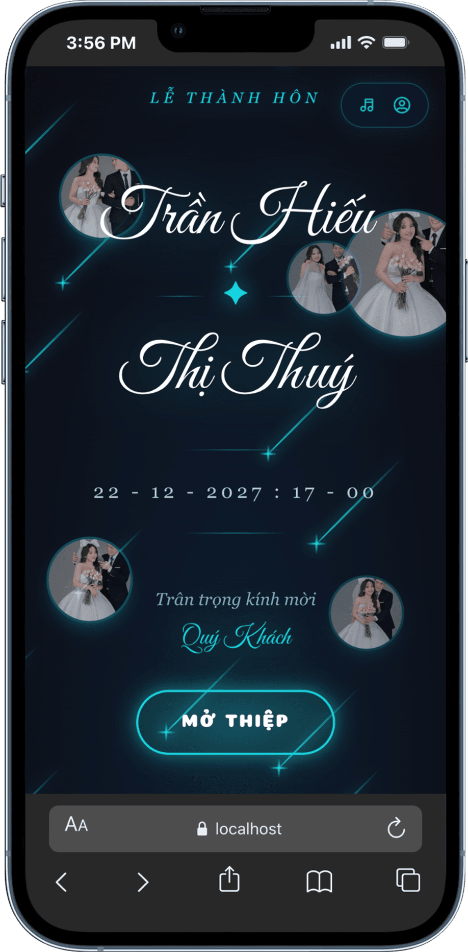 Thiệp cưới Butterfly Love - Ảnh 1